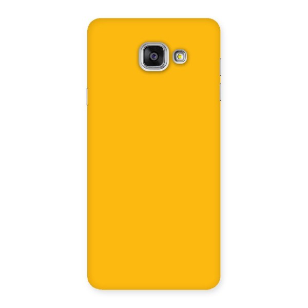 Gold Yellow Back Case for Galaxy A7 2016