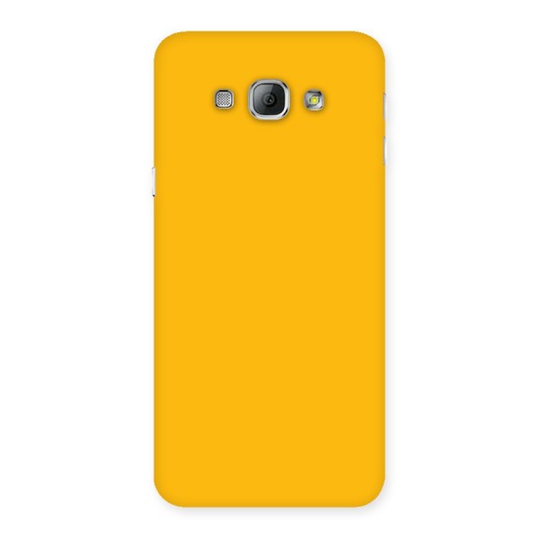 Gold Yellow Back Case for Galaxy A8