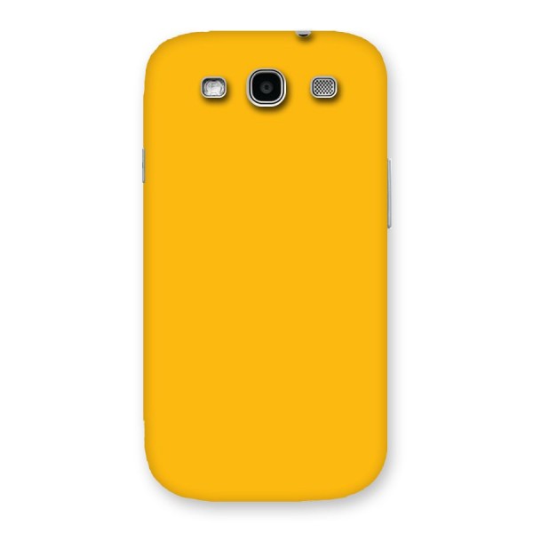 Gold Yellow Back Case for Galaxy S3