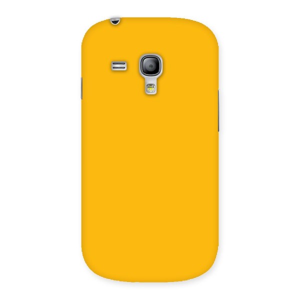 Gold Yellow Back Case for Galaxy S3 Mini