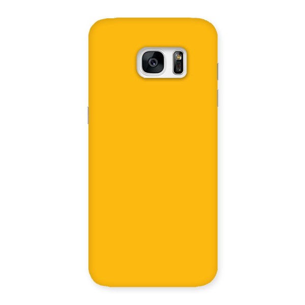 Gold Yellow Back Case for Galaxy S7 Edge