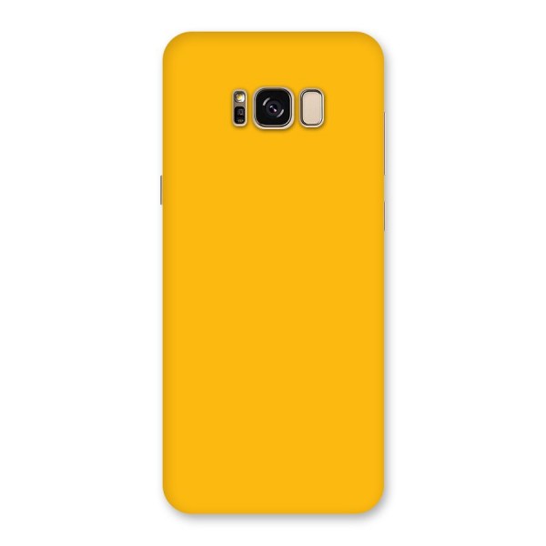 Gold Yellow Back Case for Galaxy S8 Plus