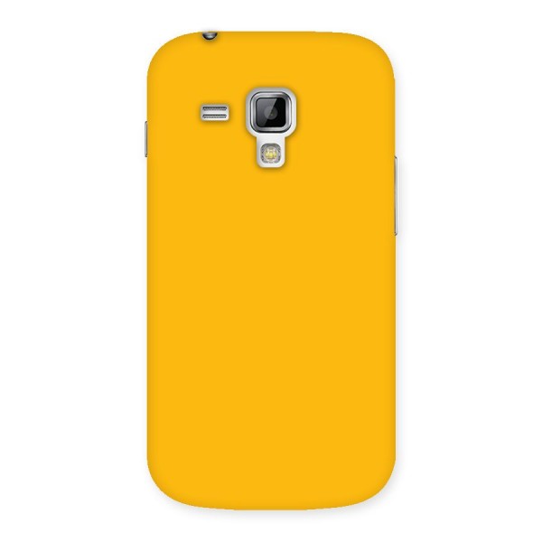 Gold Yellow Back Case for Galaxy S Duos