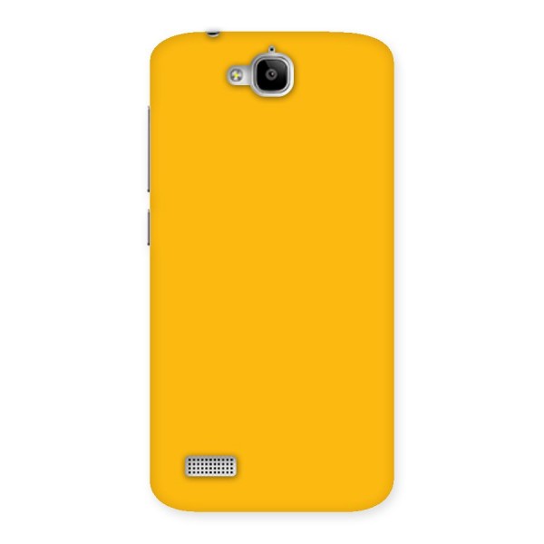 Gold Yellow Back Case for Honor Holly