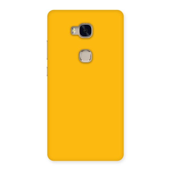 Gold Yellow Back Case for Huawei Honor 5X