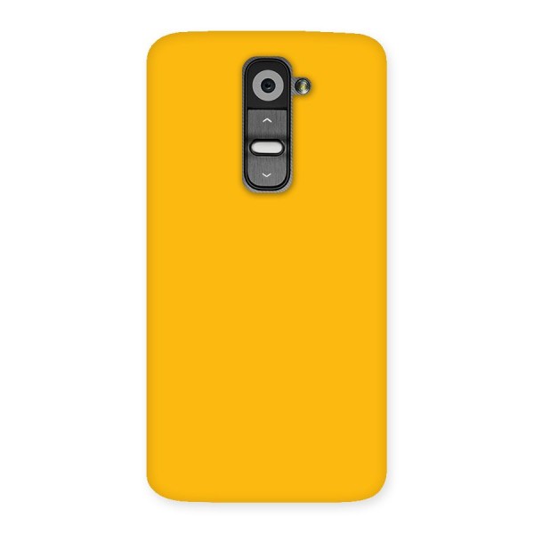 Gold Yellow Back Case for LG G2
