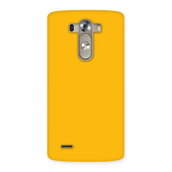 Gold Yellow Back Case for LG G3