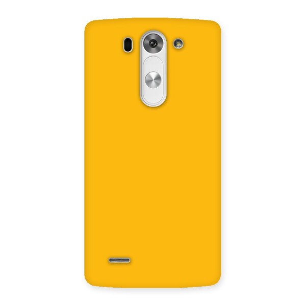 Gold Yellow Back Case for LG G3 Mini