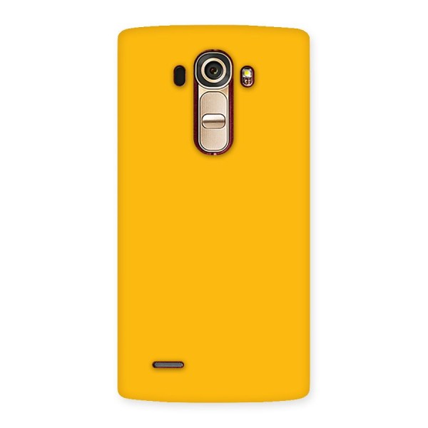 Gold Yellow Back Case for LG G4