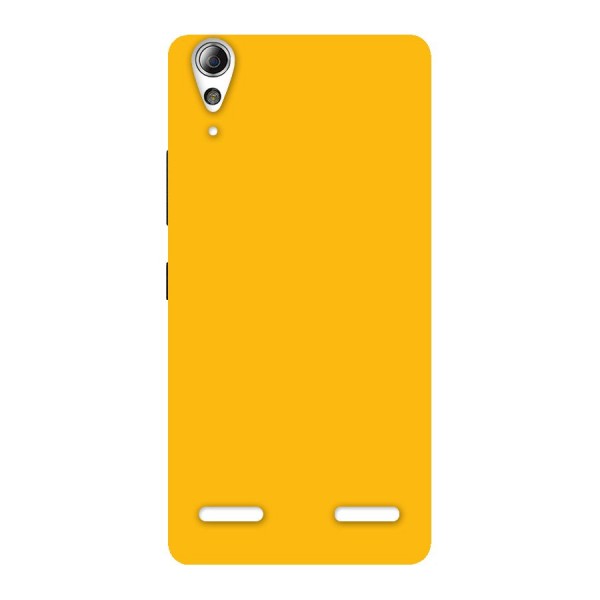 Gold Yellow Back Case for Lenovo A6000
