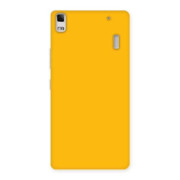 Gold Yellow Back Case for Lenovo K3 Note