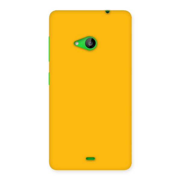 Gold Yellow Back Case for Lumia 535
