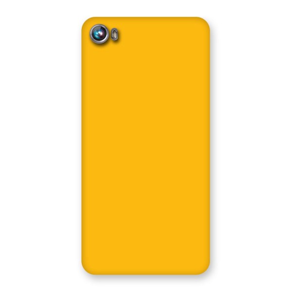 Gold Yellow Back Case for Micromax Canvas Fire 4 A107