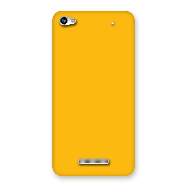 Gold Yellow Back Case for Micromax Hue 2