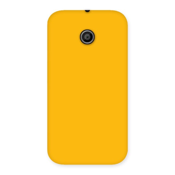 Gold Yellow Back Case for Moto E