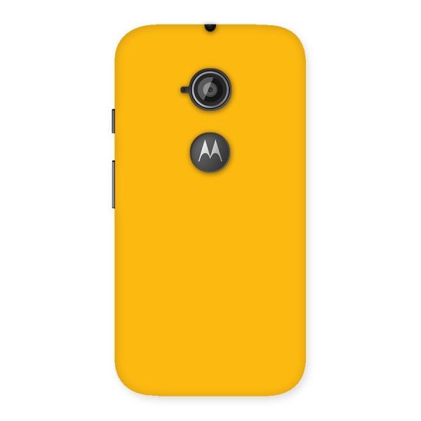 Gold Yellow Back Case for Moto E 2nd Gen