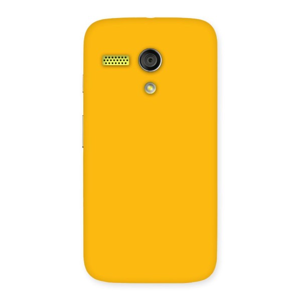 Gold Yellow Back Case for Moto G