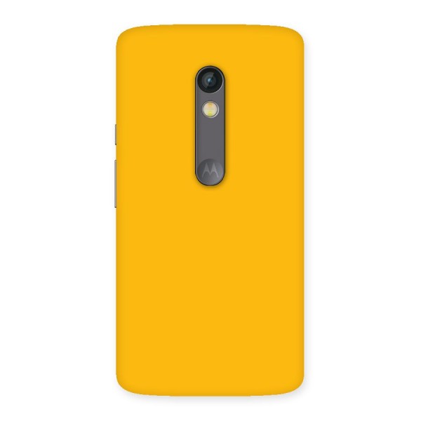 Gold Yellow Back Case for Moto X Play