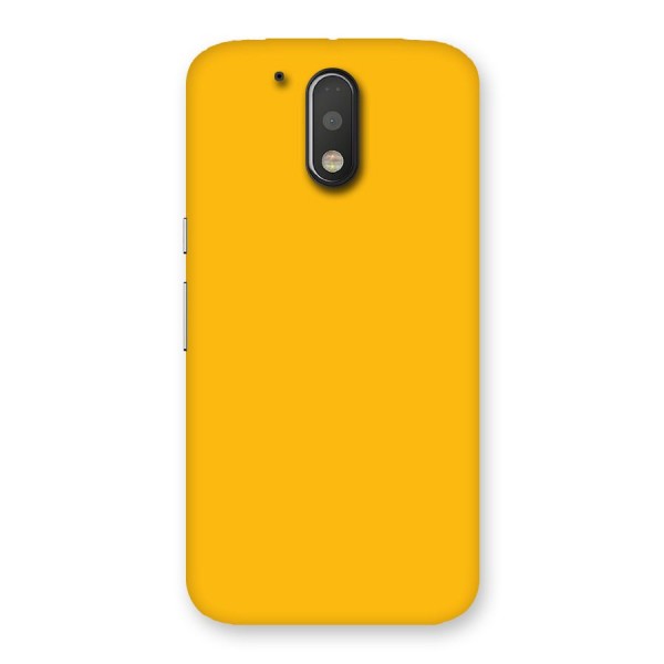 Gold Yellow Back Case for Motorola Moto G4