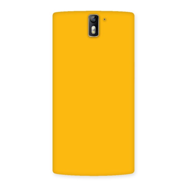 Gold Yellow Back Case for One Plus One