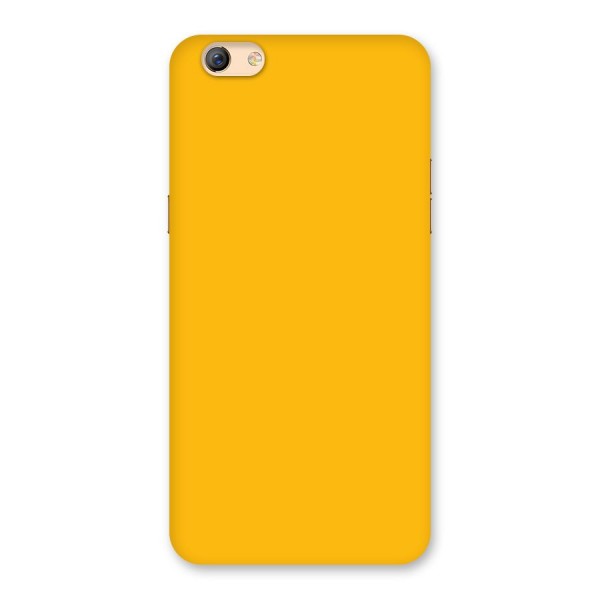 Gold Yellow Back Case for Oppo F3 Plus