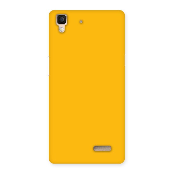 Gold Yellow Back Case for Oppo R7