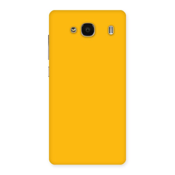 Gold Yellow Back Case for Redmi 2