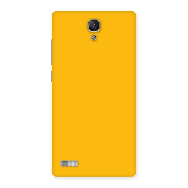 Gold Yellow Back Case for Redmi Note