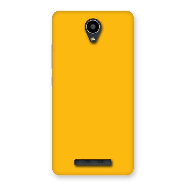 Gold Yellow Back Case for Redmi Note 2