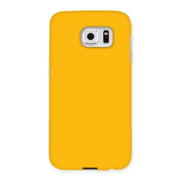 Gold Yellow Back Case for Samsung Galaxy S6