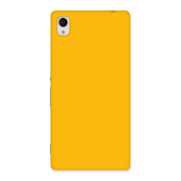 Gold Yellow Back Case for Sony Xperia M4