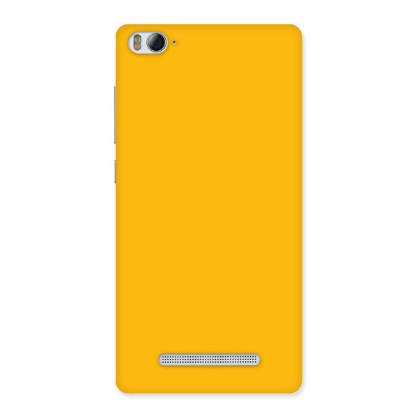 Gold Yellow Back Case for Xiaomi Mi4i