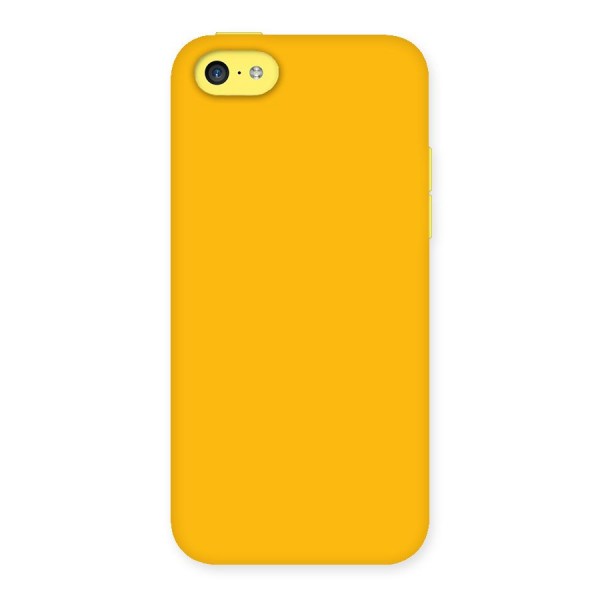 Gold Yellow Back Case for iPhone 5C