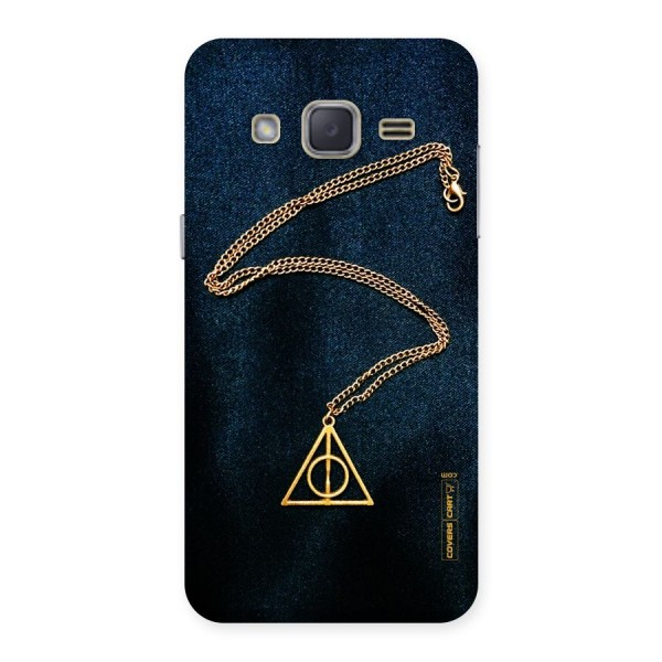 Golden Chain Back Case for Galaxy J2