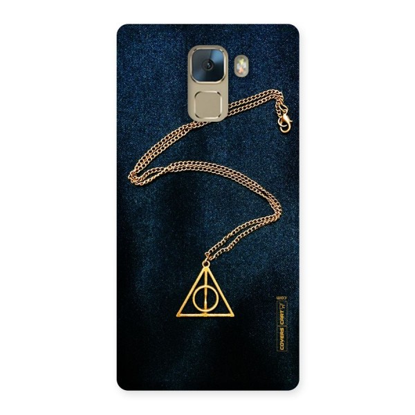 Golden Chain Back Case for Huawei Honor 7
