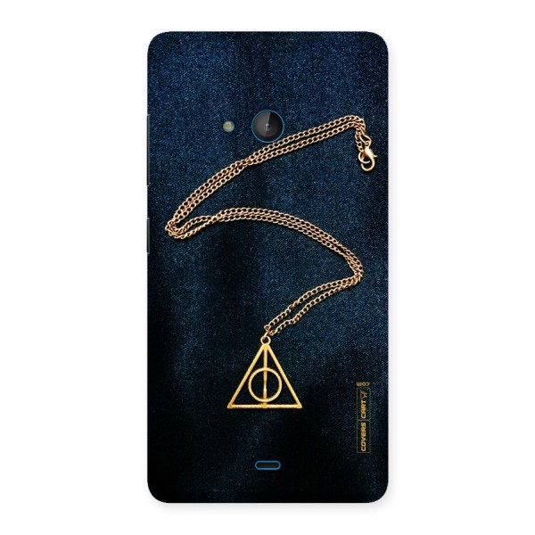 Golden Chain Back Case for Lumia 540