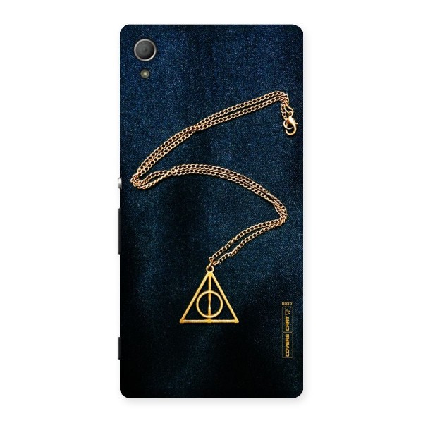 Golden Chain Back Case for Xperia Z3 Plus