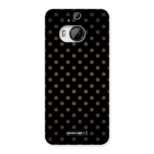 Golden Flowers Back Case for HTC One M9 Plus