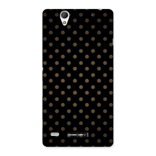 Golden Flowers Back Case for Sony Xperia C4