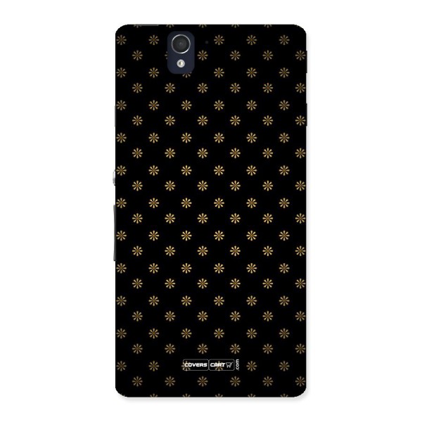 Golden Flowers Back Case for Sony Xperia Z