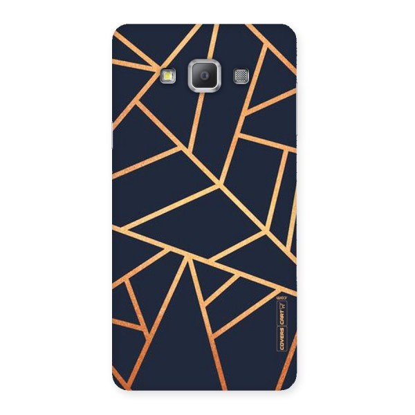 Golden Pattern Back Case for Galaxy A7