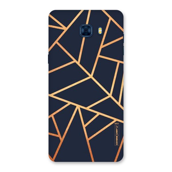 Golden Pattern Back Case for Galaxy C7 Pro