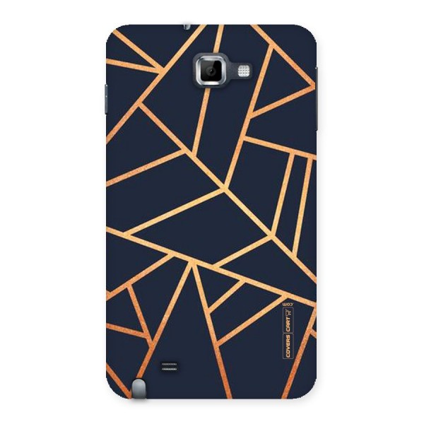 Golden Pattern Back Case for Galaxy Note