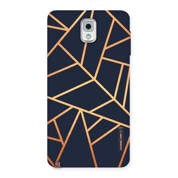 Golden Pattern Back Case for Galaxy Note 3