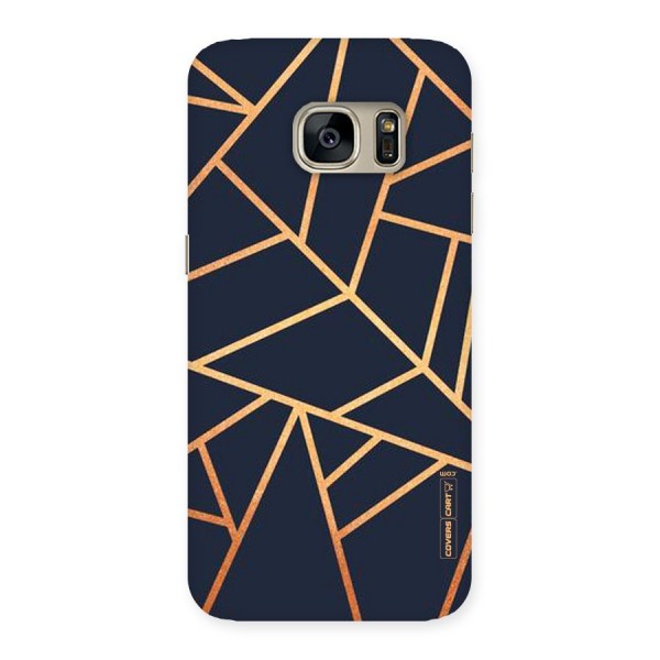 Golden Pattern Back Case for Galaxy S7