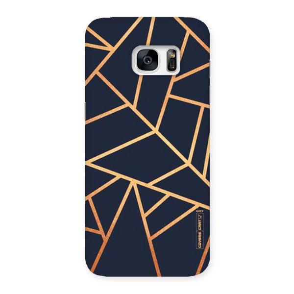 Golden Pattern Back Case for Galaxy S7 Edge