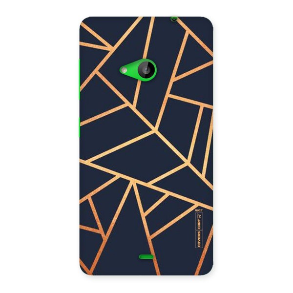 Golden Pattern Back Case for Lumia 535