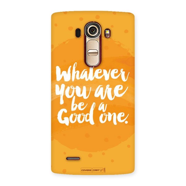 Good One Quote Back Case for LG G4