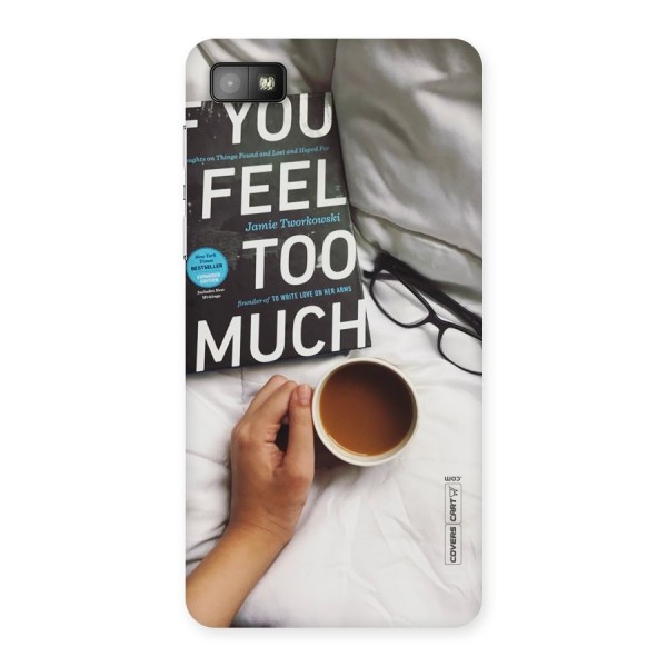 Good Reads And Coffee Back Case for Blackberry Z10
