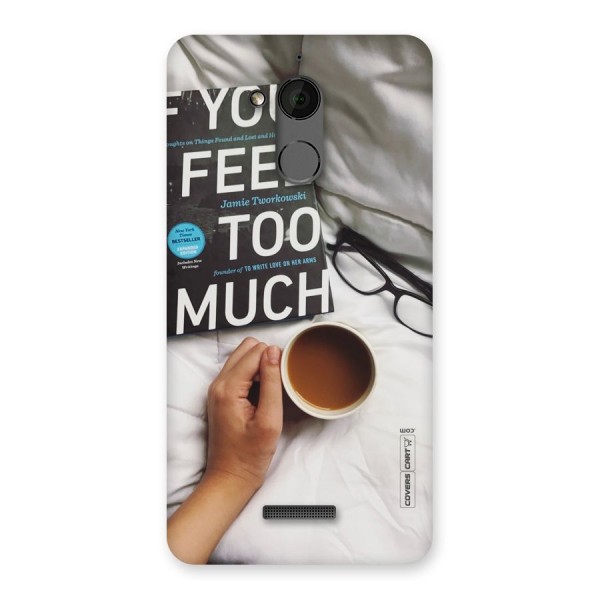 Good Reads And Coffee Back Case for Coolpad Note 5